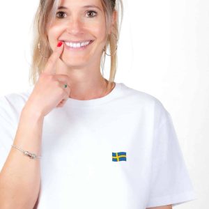 T-Shirt : Drapeau Suède