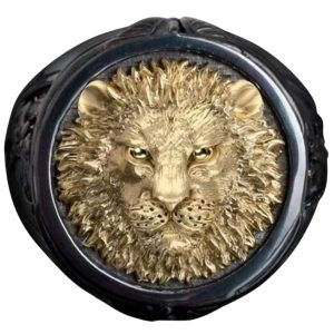 Bague Tête de Lion Luxe – Roi Soleil