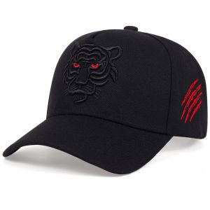 Casquette Brodée – Tête de Tigre