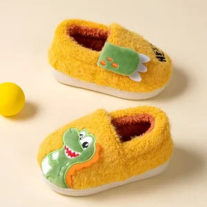 Chaussons garçon dinosaure dépareillé