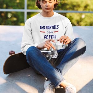 Sweatshirt Les partiels c’est de l’eau