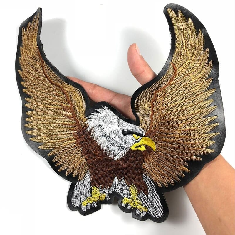 Patch Brodé Aigle aux Ailes Déployées – Image 5