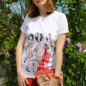 Tee-Shirt imprimé « Printemps »
