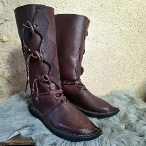 Bottes médiévales cuir