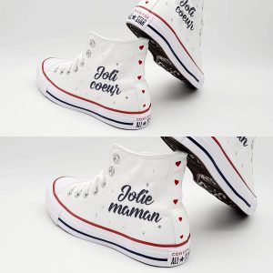 DUO Converse Jolie maman et joli coeur
