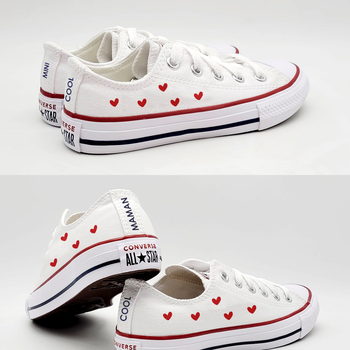 DUO Converse Maman et mini love