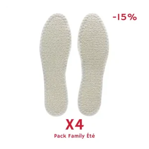 Pack Family Été – 4 paires de semelles fraîcheur